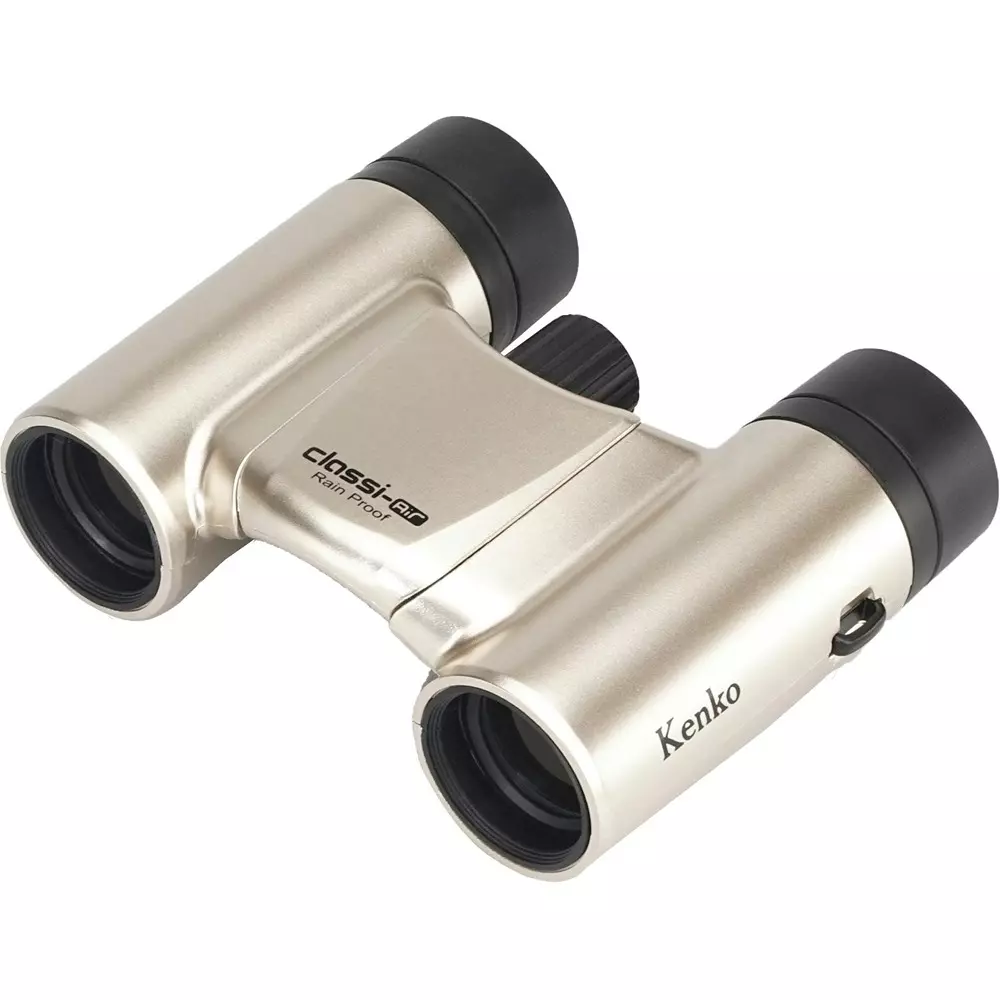 KenkoTokina Binoculars 10 X Magnification 5.4° View Field 8.5 Eye Relief Gold