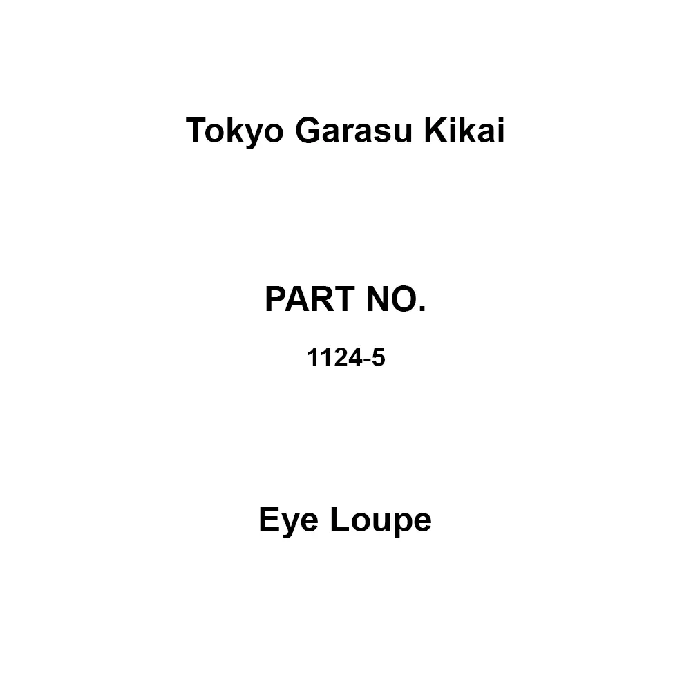 Tokyo Garasu Kikai Stand Loupe 10 Magnification, 2628