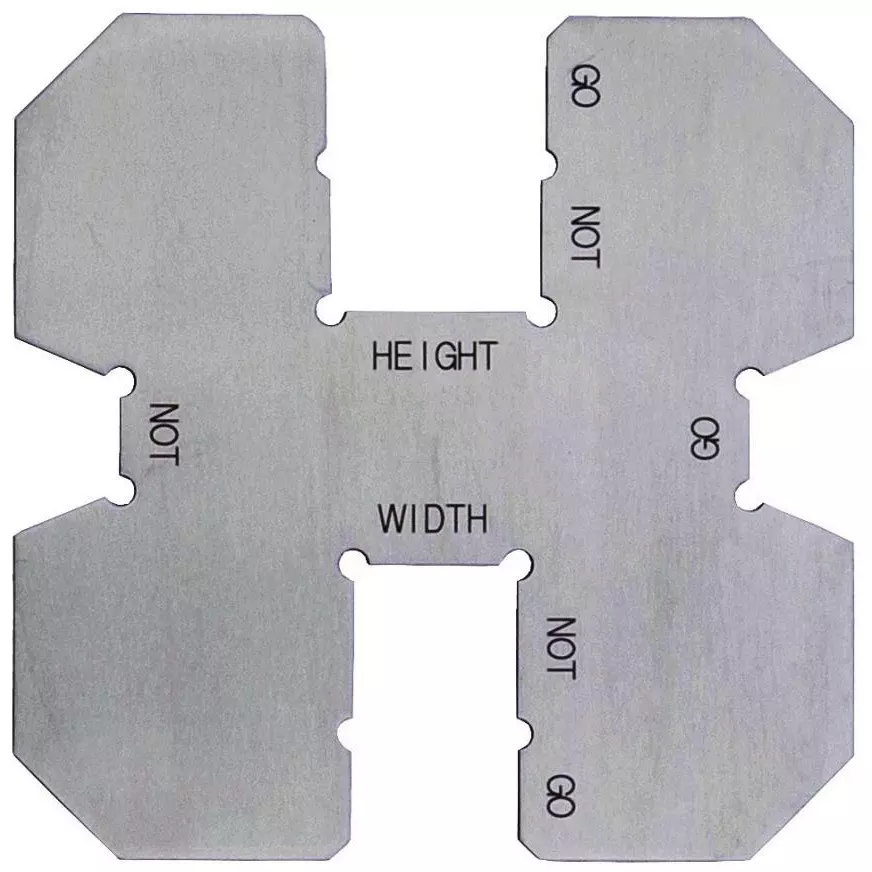 SK Niigata Seiki Gasket Width / Height Measurement Limit Gauge, GST-3