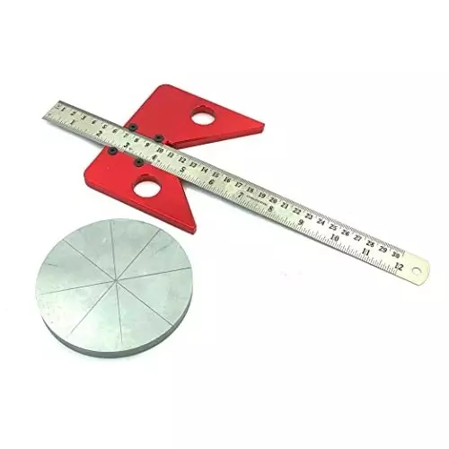 Assorts Center Finder Square Aluminium 100x122 mm Block Dimension Most Accurate