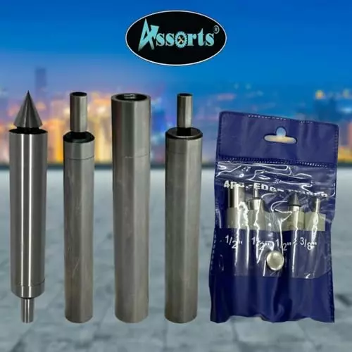 Assorts Edge Finder Tool Steel Straight Shank EF-130, EF-132, EF-133, EF-134 (Pack of 4)