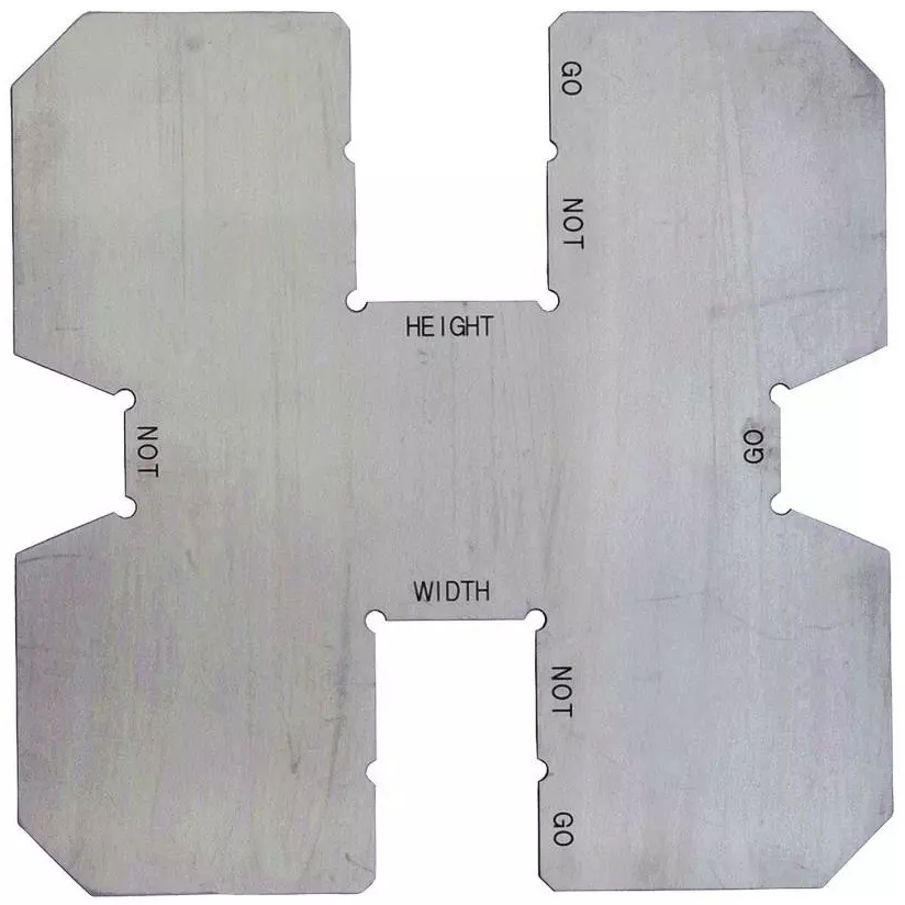 SK Niigata Seiki Gasket Width / Height Measurement Limit Gauge, GST-5