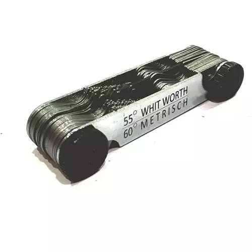 A.D INTERNATIONAL British Whitworth Bsw & Metric Screws Bolts Pitch Measure Thread Gauge with 51 Blades, 1Q-PPTG-5Y0D