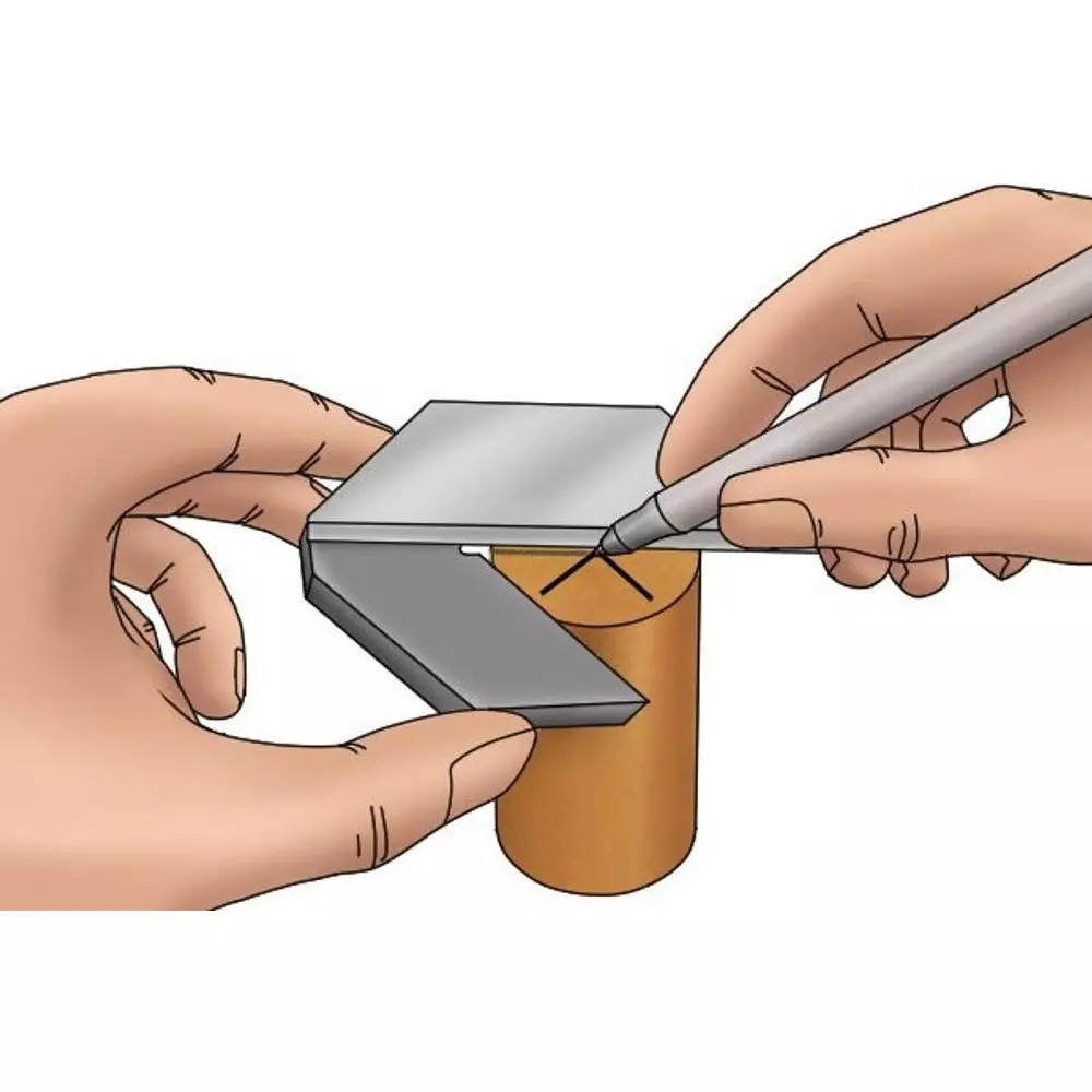 Aastha Tools Centre Square 75 mm (3 inch) Blade Length & 75 mm Tongue Length