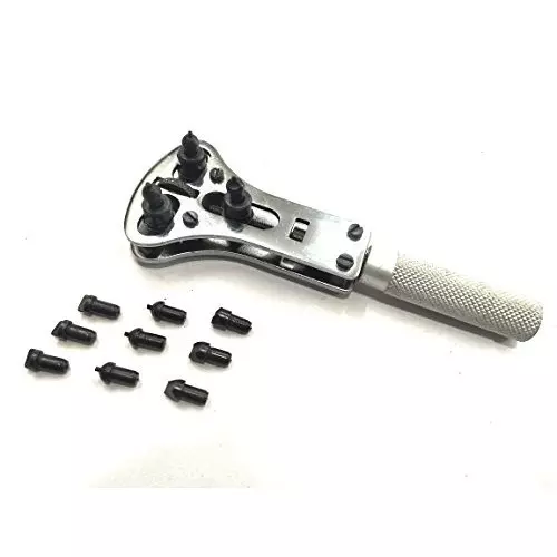 Assorts JAXA Style Battery Replacement Wrench with 4 Sets of Interchangeable Mandrel Pins