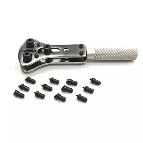 Assorts JAXA Style Battery Replacement Wrench with 4 Sets of Interchangeable Mandrel Pins