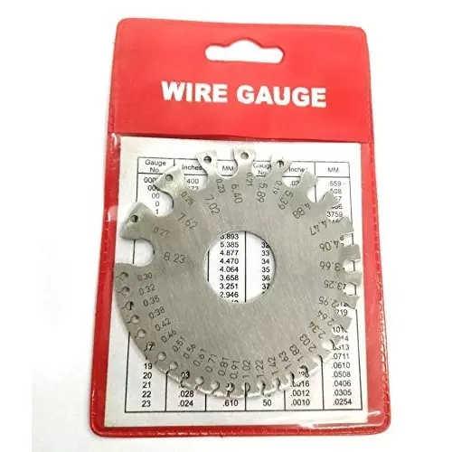 Assorts Edge Finder & Wire Gauge Set Stainless Steel EF-130, EF-132, EF-133, EF-134 0-36 Gauge (Pack of 4)