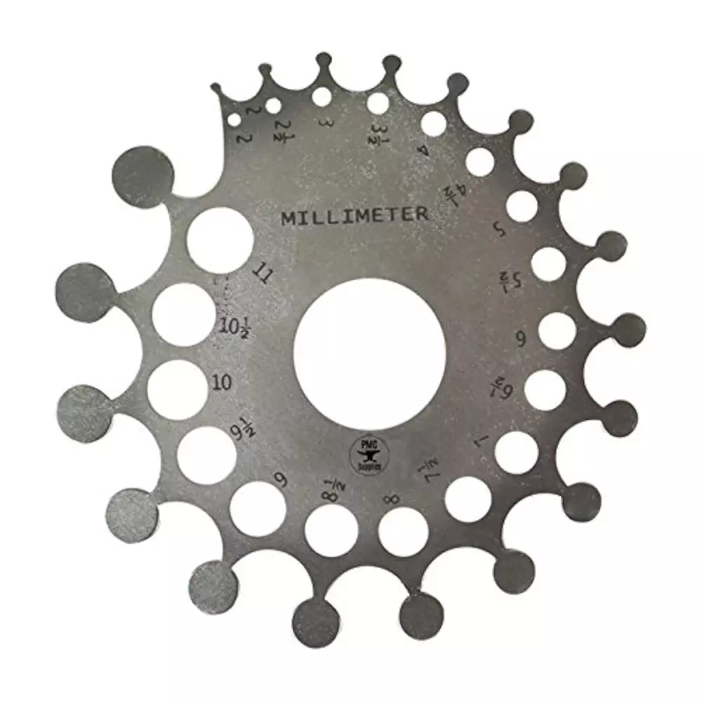 DY TOOLS Stone Gauge Aluminum Baker Style 10x10 cm