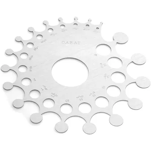 DY TOOLS Stone Gauge Aluminum Baker Style 10x10 cm