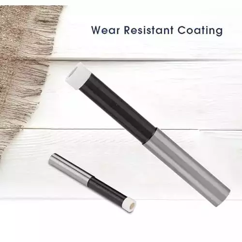 Buyohlic International Anti Static Ceramic Edge Finder Wear Resistant and Non Magnetic with 86 mm OAL and 10 mm Shank for CNC Milling Lathe, 10-JAI-401