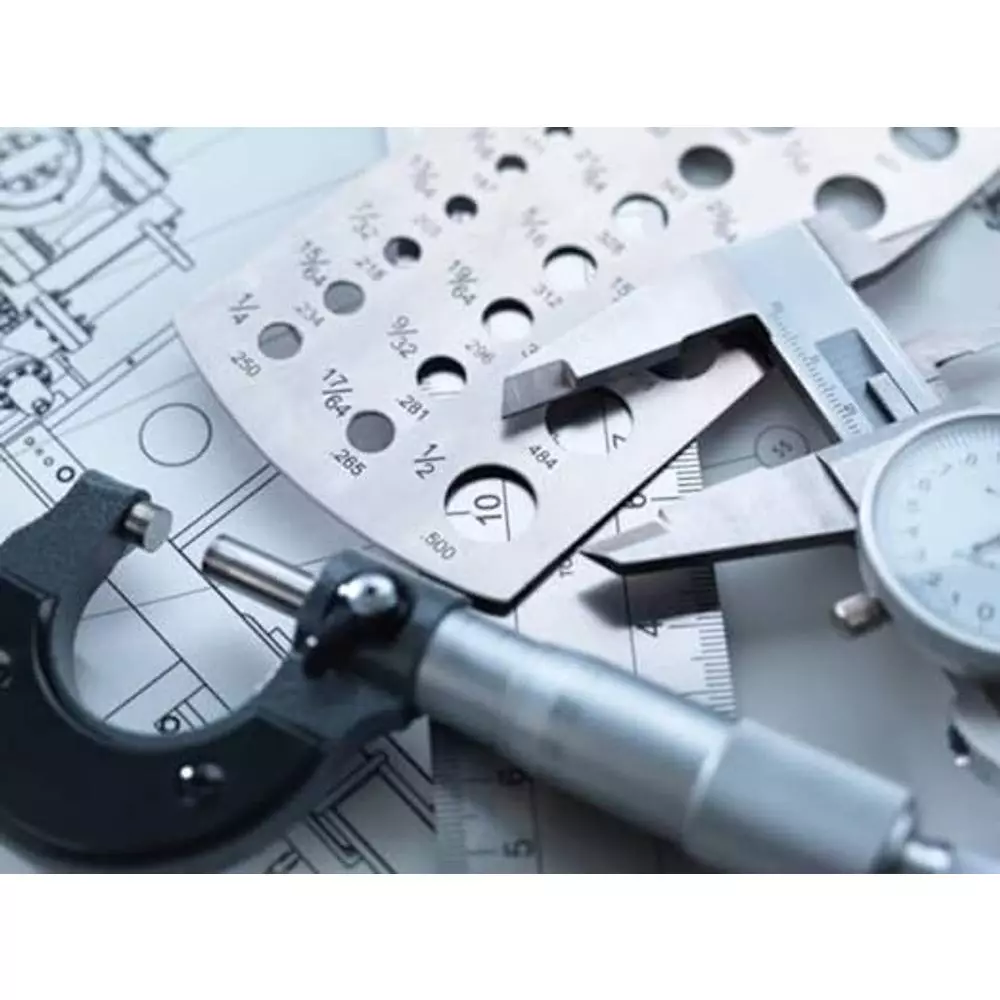 Aastha Tools Drill Gauge Measurement Tool Silver 1/16 inch (1.58 mm) to 1/2 inch (12.7 mm) Measurement Range