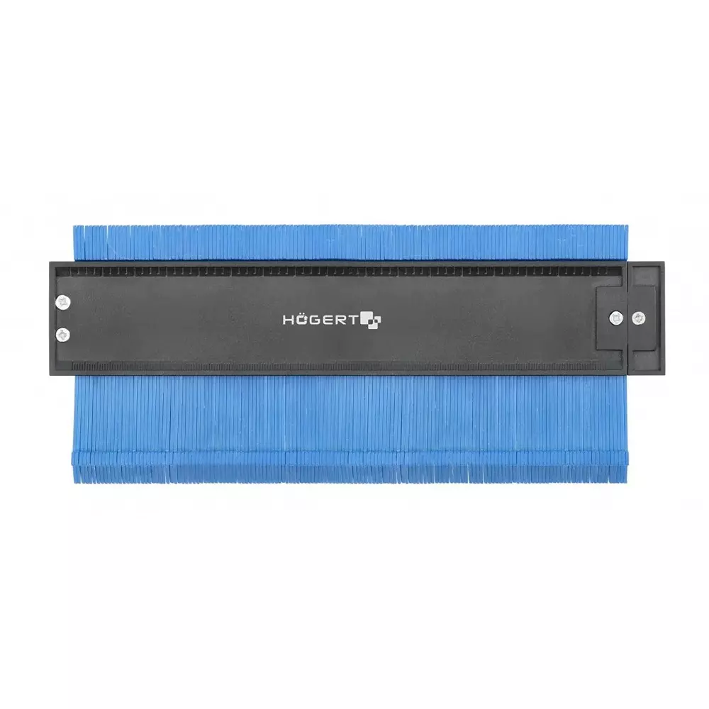 Hogert Technik Profile Gauge Flexible Plastic Sheets Body, 275 mm Max. Measurement Width and 45 mm Reproducing Depth, HT4M218