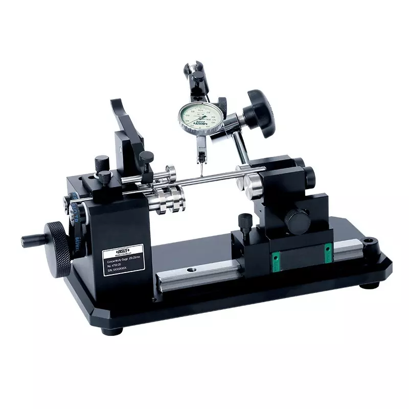 INSIZE Concentricity Gauge with Ø3-25 mm Diameter Range, 2µm Accuracy and Universal Stand, 4758-26