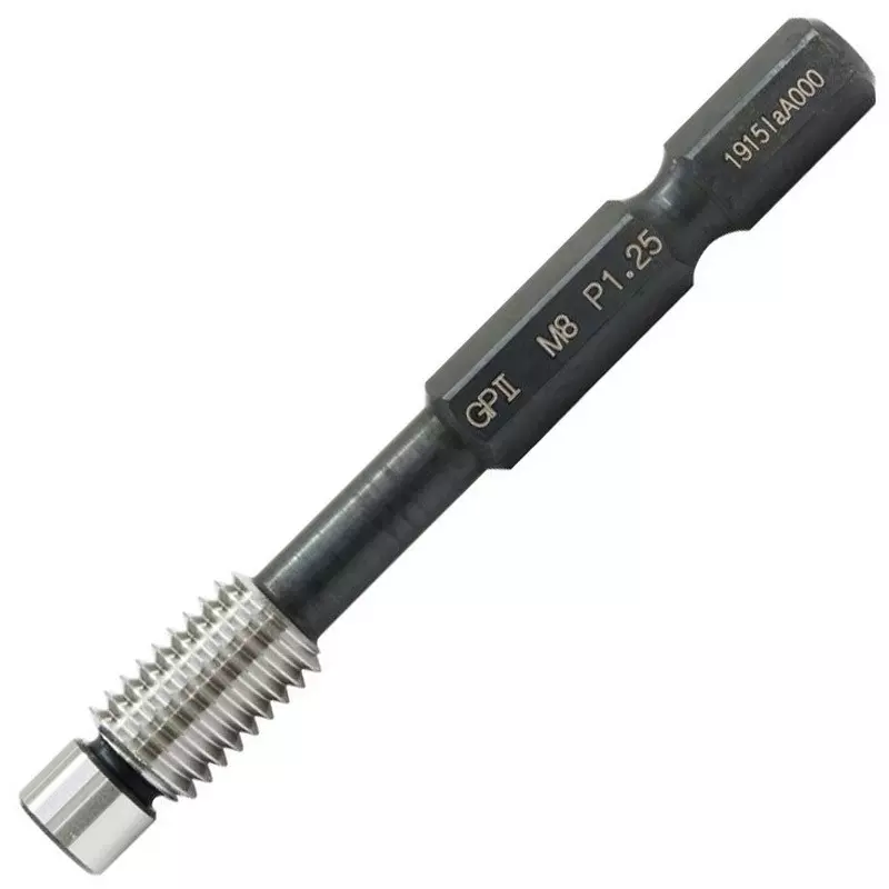SK Niigata Seiki Hexagonal Shaft Bit Screw Gauge, M8xP1.25 GP2H-08125