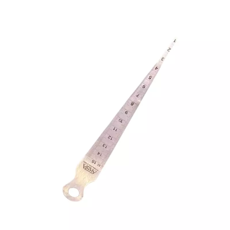 GENERIC Taper Gauge Hole Size Stainless Steel 1–15 mm Range 160 mm Length