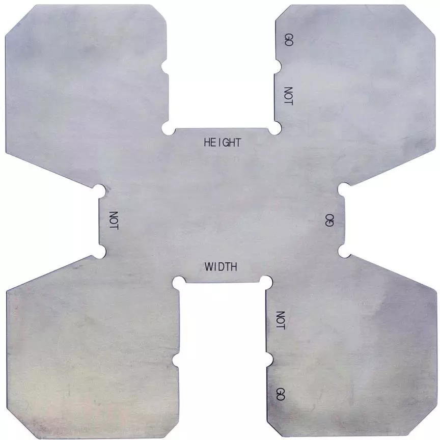 SK Niigata Seiki Gasket Width / Height Measurement Limit Gauge, GST-7