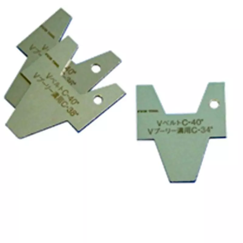FUJITOOL Measuring Gauge 0588-03-0000530 Type Narrow pulley type (8 V) 38° 40° 42° 3-piece set, 8V (Pack of 3)