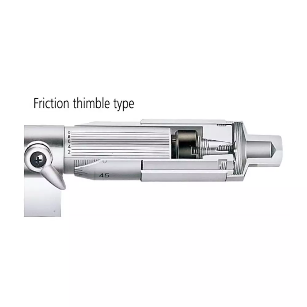 Mitutoyo Outside Micrometer with Friction Thimble 102 Series 0 - 25 mm Range, 102-313