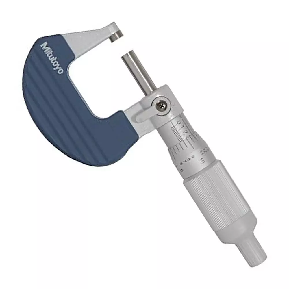 Mitutoyo Outside Micrometer with Ratchet Thimble 102 Series 0 - 1 inch (0 - 25 mm) Range, 102-717