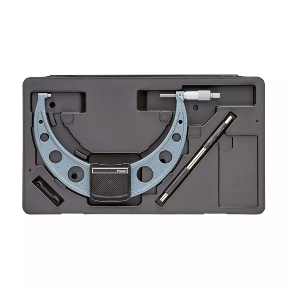 Mitutoyo Outside Micrometer with Ratchet Stop 103 Series 200 - 225 mm Range, 103-145-10