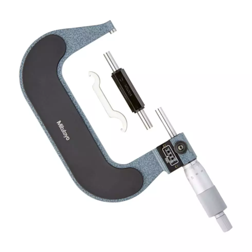 Mitutoyo Digit Outside Micrometer with Ratchet Stop 193 Series 75 - 100 mm Range, 193-104