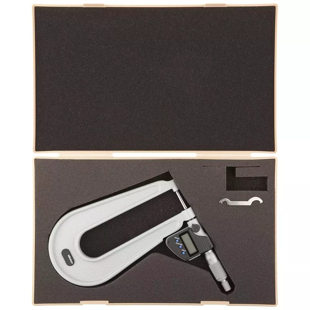 Mitutoyo Digimatic Sheet Metal Micrometer 389 Series 1 - 2 inch / 25.4 - 50.8 mm Range, 389-362-30