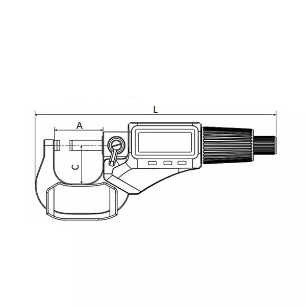OZAR 0-25 mm Range Digital Outside Micrometer, AMO-9331