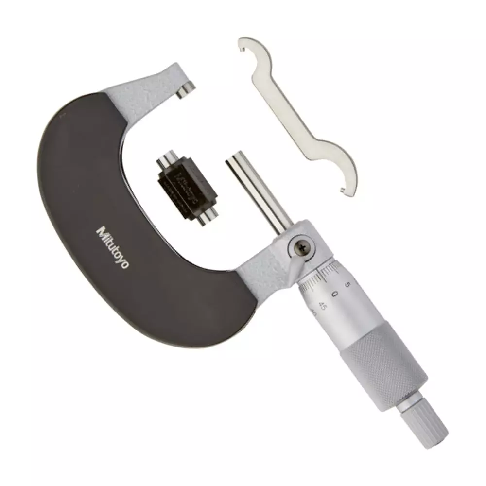 Mitutoyo Outside Micrometer with Ratchet Stop 102 Series 25 - 50 mm Range, 102-312