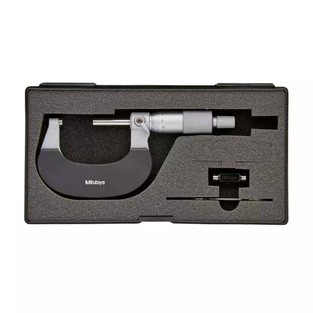 Mitutoyo Outside Micrometer with Ratchet Stop 102 Series 25 - 50 mm Range, 102-312