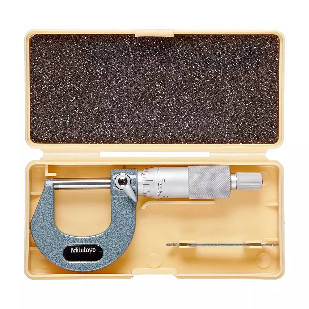 mitutoyo-outside-micrometer-with-ratchet-stop-103-series-0--25-mm-range-103-259