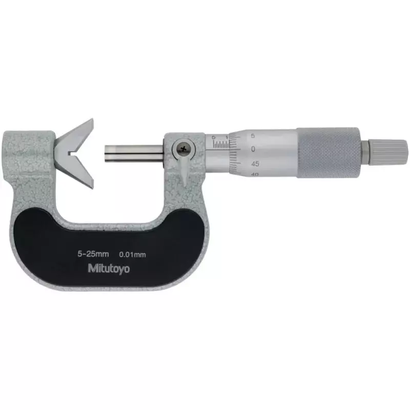 Mitutoyo V-Anvil Micrometer 114 Series 5 - 25 mm Range, 114-165
