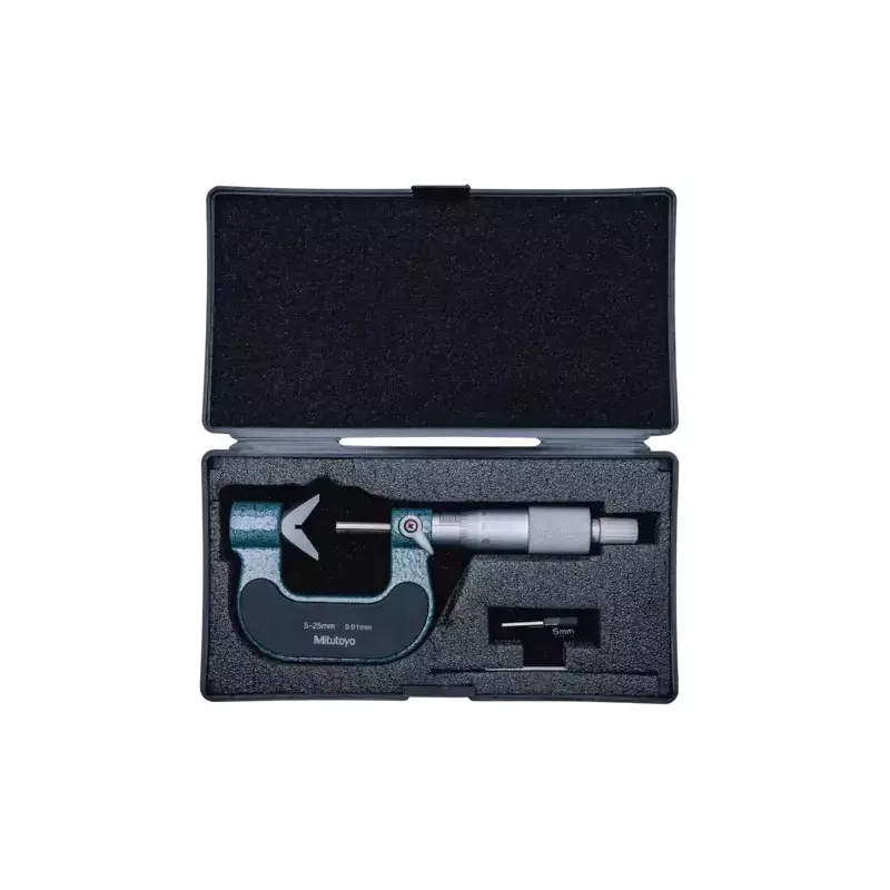 Mitutoyo V-Anvil Micrometer 114 Series 5 - 25 mm Range, 114-165