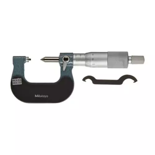 Mitutoyo Screw Thread Micrometer 125 Series 0 - 25 mm Range, 125-105