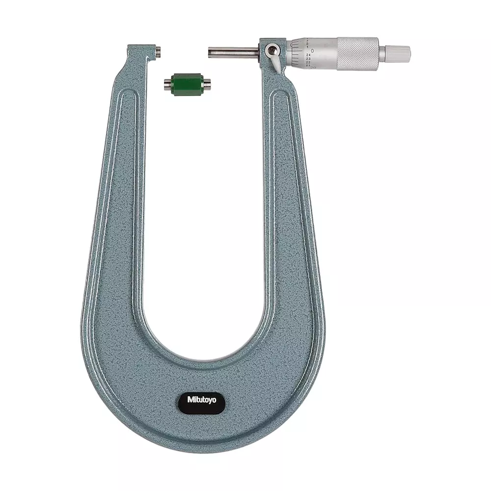 Mitutoyo Sheet Metal Micrometer 118 Series 1 - 2 inch (25 - 50 mm) Range, 118-112