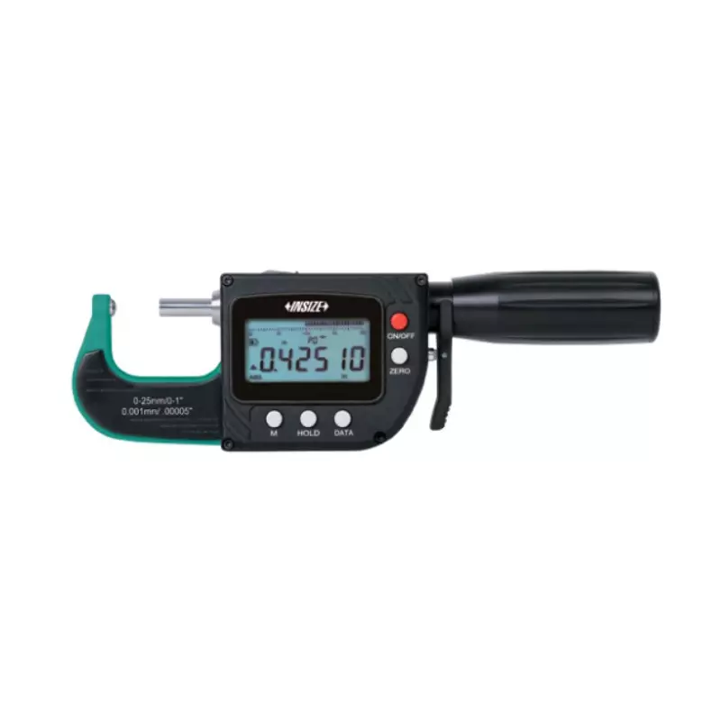 Digital Spherical Anvil Tube Micrometers/Snap Gauge Built-In Wireless 0-1 inch (0-25 mm) Range, 3355-251WL