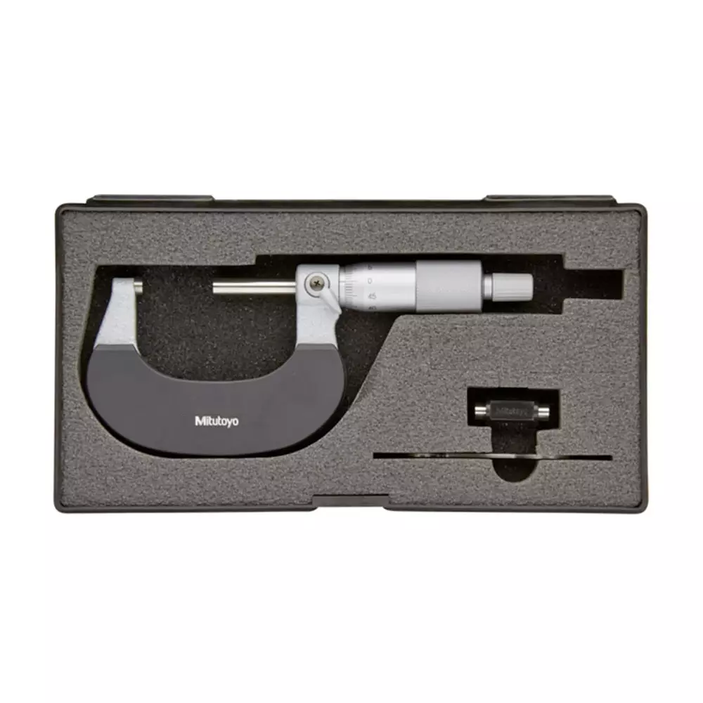 Mitutoyo Outside Micrometer with Ratchet Stop 102 Series 25 - 50 mm Range, 102-302