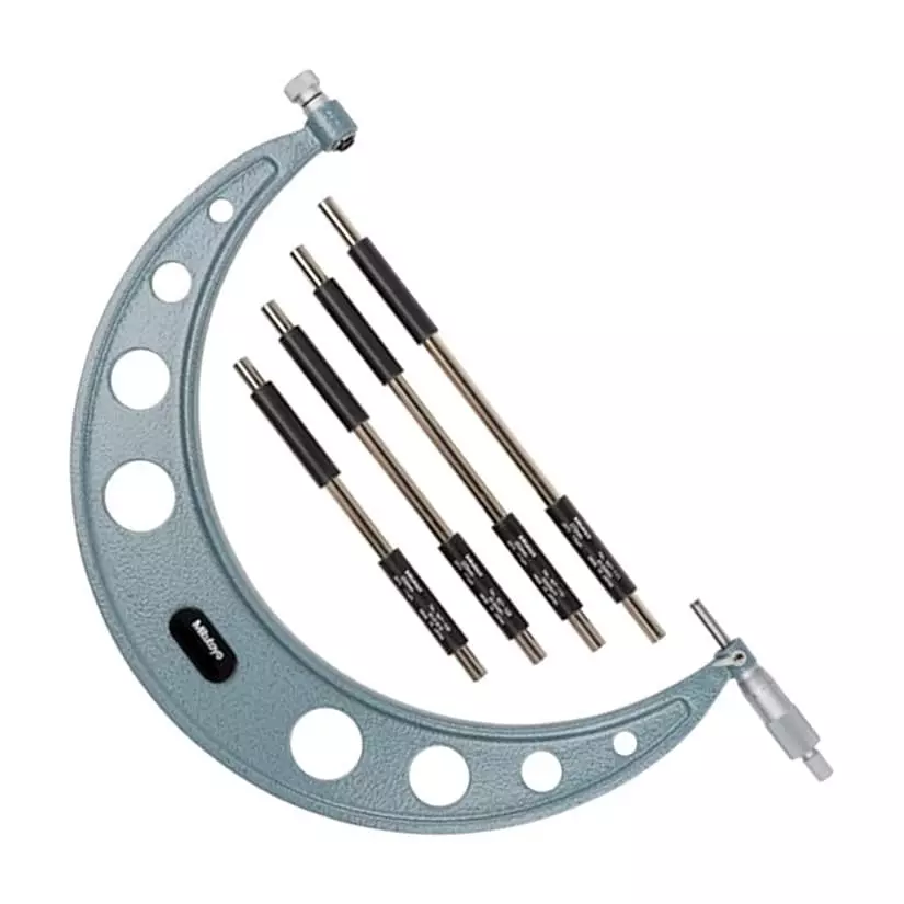 Mitutoyo Interchangeable Anvil Outside Micrometer 104 Series 400 - 500 mm Range, 104-143A