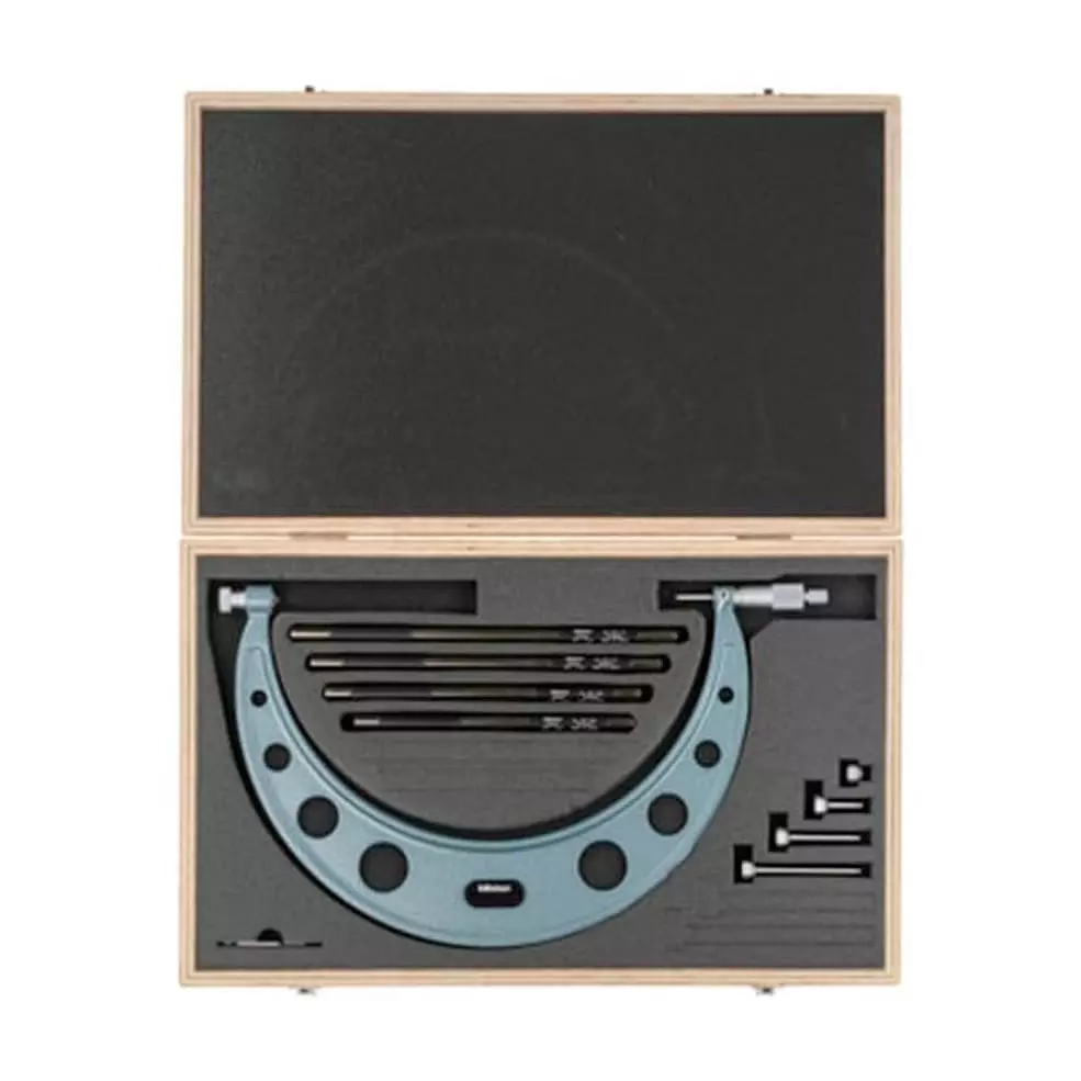 Mitutoyo Interchangeable Anvil Outside Micrometer 104 Series 400 - 500 mm Range, 104-143A