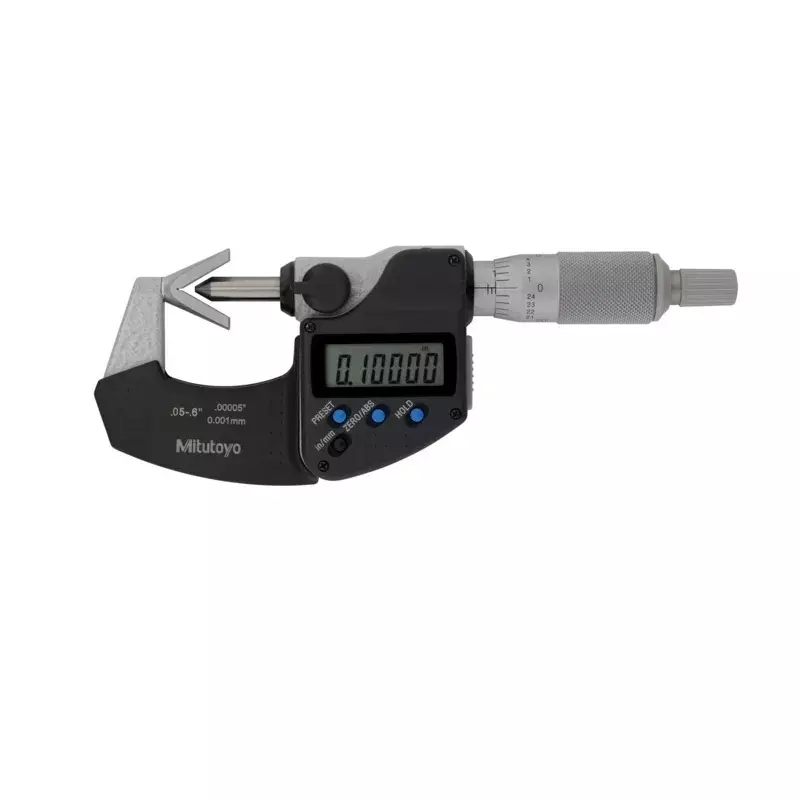 Mitutoyo Digimatic V-Anvil Micrometer 314 Series 1 - 15 mm Range, 314-351-30