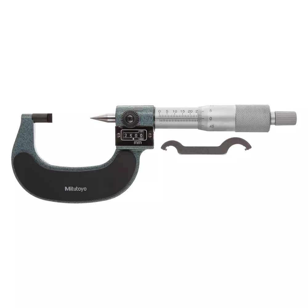Mitutoyo Digit Crimp Height Micrometer 142 Series 0 - 25 mm Range, 142-403