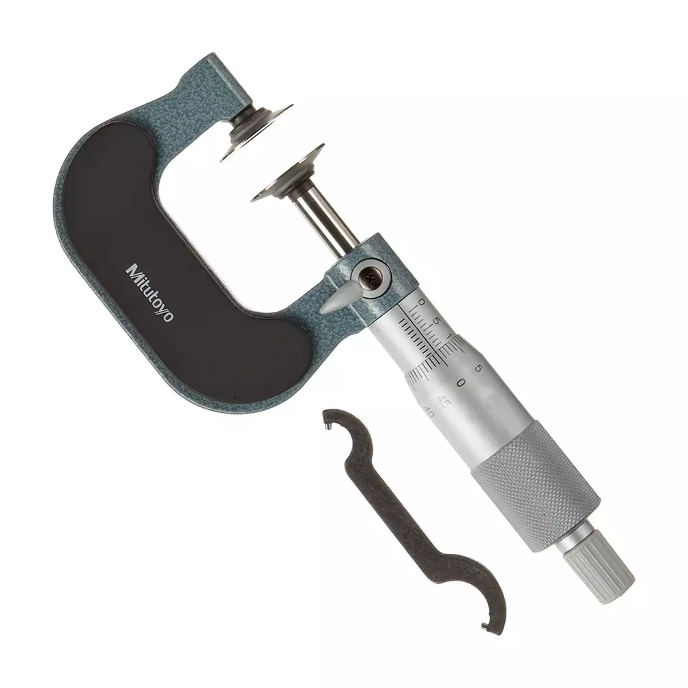 Mitutoyo Disk Micrometer 123 Series 2 - 3 inch (50 - 75 mm) Range, 123-127