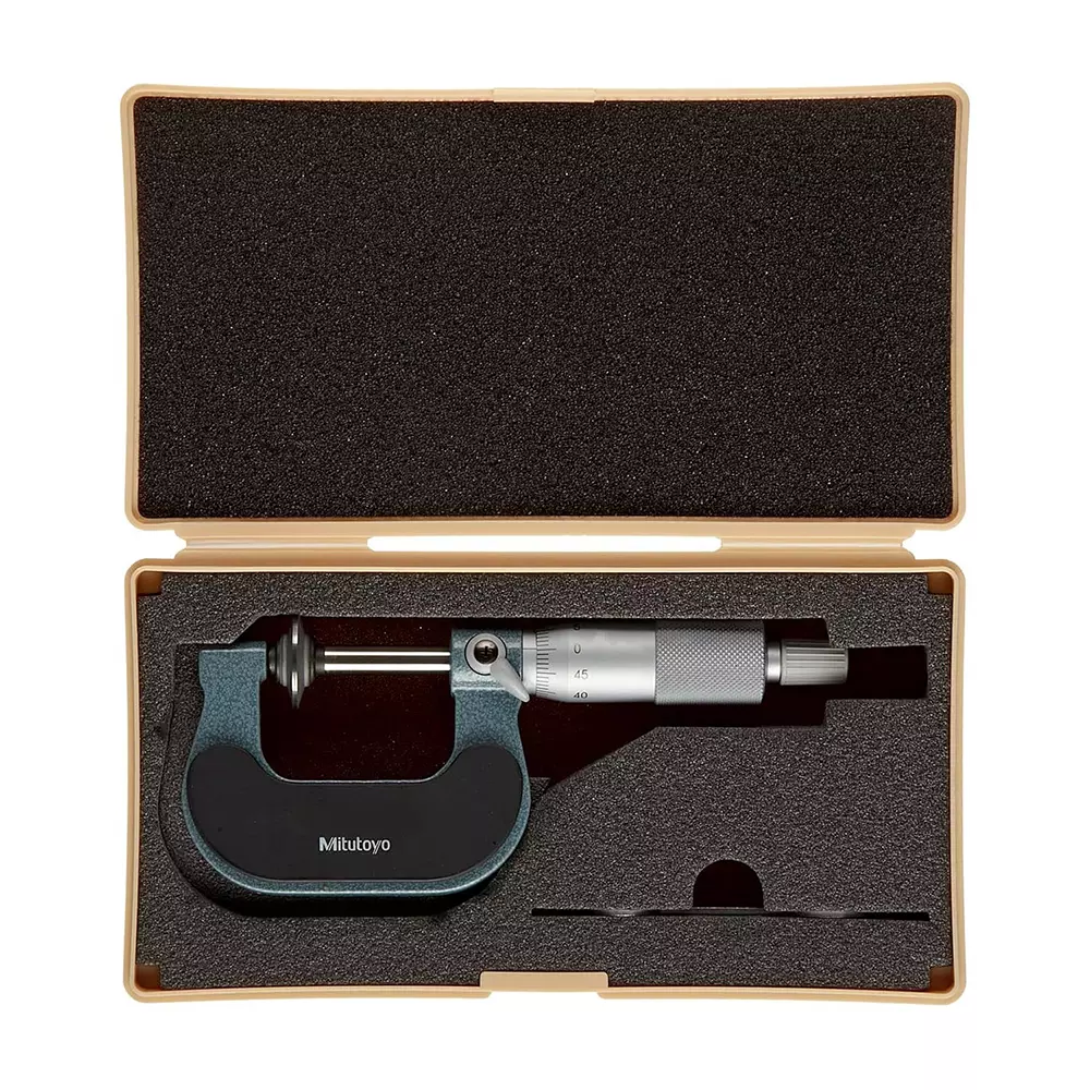 Mitutoyo Disk Micrometer 123 Series 2 - 3 inch (50 - 75 mm) Range, 123-127