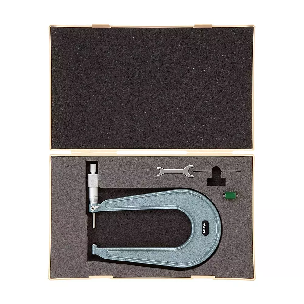 Mitutoyo Sheet Metal Micrometer 118 Series 0 - 1 inch (0 - 25 mm) Range, 118-120