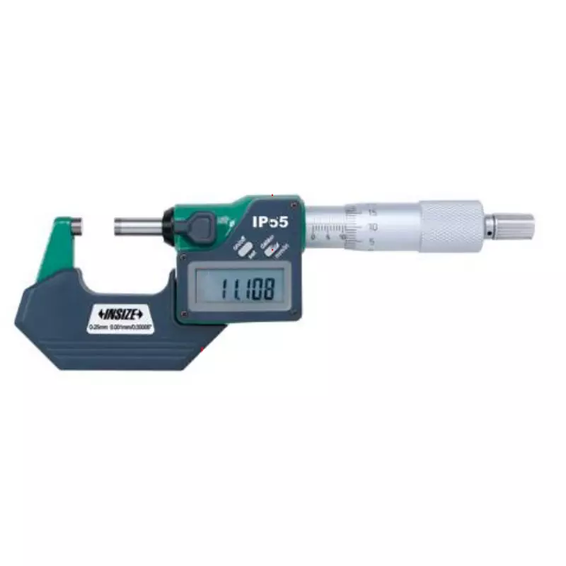 Insize Digital Waterproof Outside Micrometer 100-125 mm Range, 3112-125WL