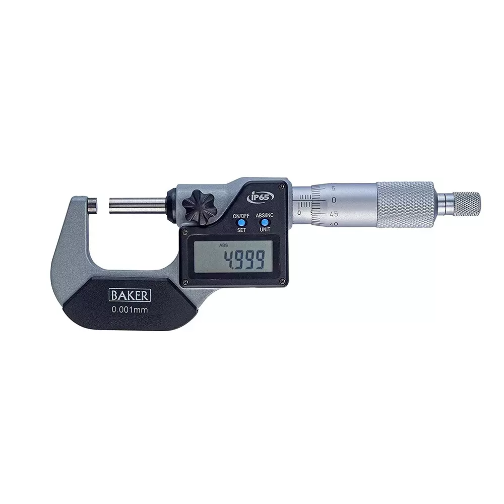 Baker Digital Gear Micrometer 0-25 mm Range 0.001 mm, DMM25-G
