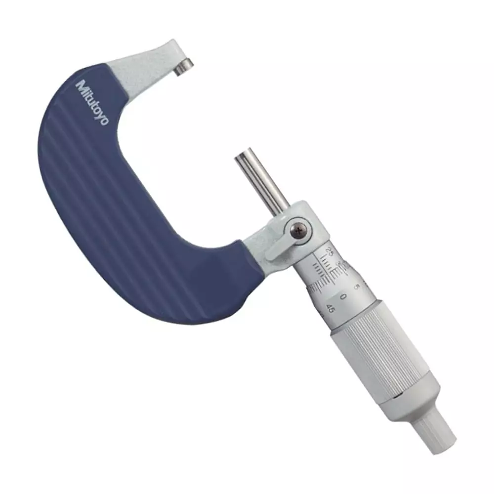 Mitutoyo Outside Micrometer with Ratchet Thimble 102 Series 25 - 50 mm Range, 102-702