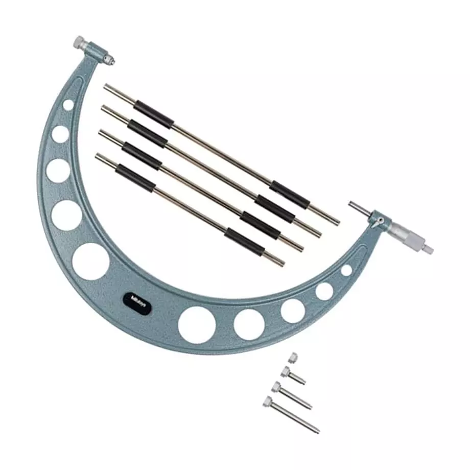 Mitutoyo Interchangeable Anvil Outside Micrometer 104 Series 0 - 100 mm Range, 104-139A