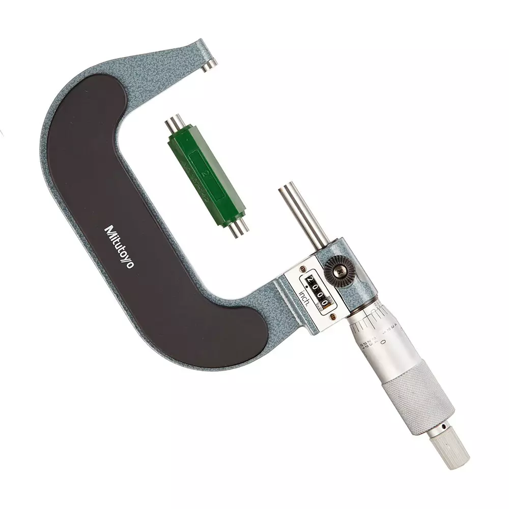 Mitutoyo Digit Outside Micrometer with Ratchet Stop 193 Series 50 - 75 mm Range, 193-213