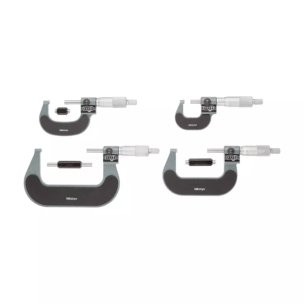 Mitutoyo Digit Outside Micrometer Set 193 Series 0 - 100 mm Range, 193-902
