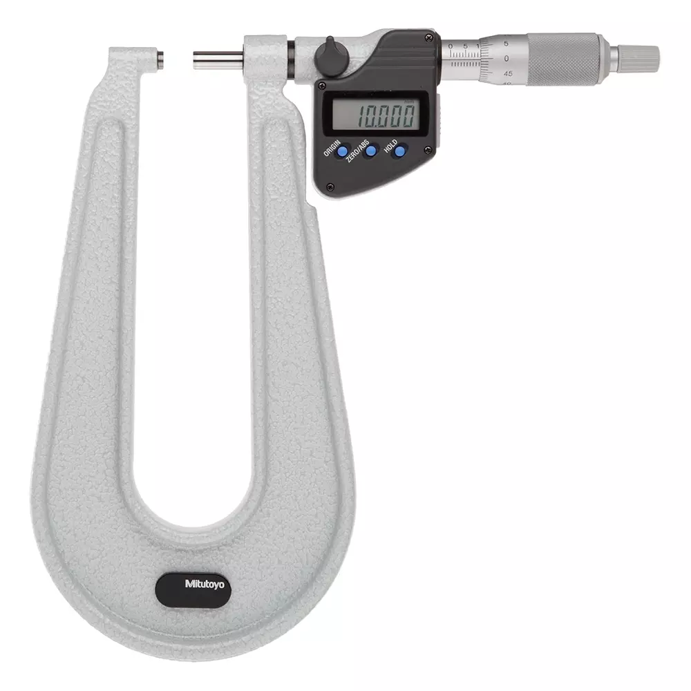 Mitutoyo Digimatic Sheet Metal Micrometer 389 Series 0 - 25 mm Range, 389-271-30